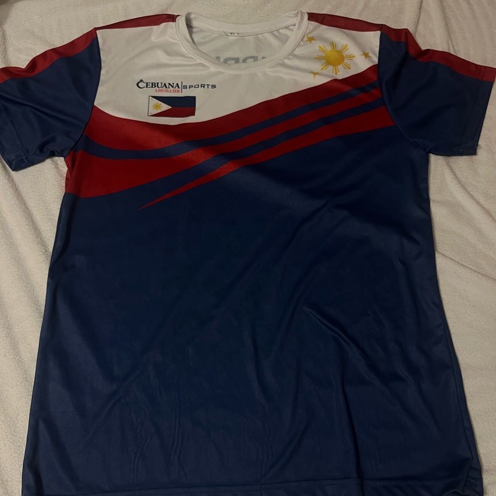 vintage philippines soccer jersey size xl